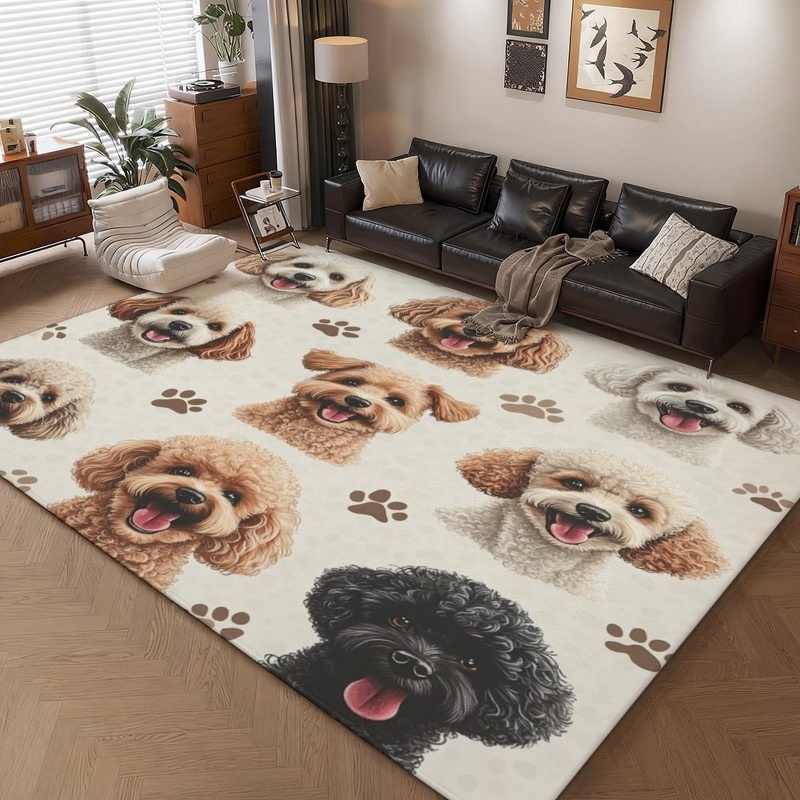 Commercial Printing & Packaging Pvt Ltd - Cute Multi Poodle Dog Paw Print