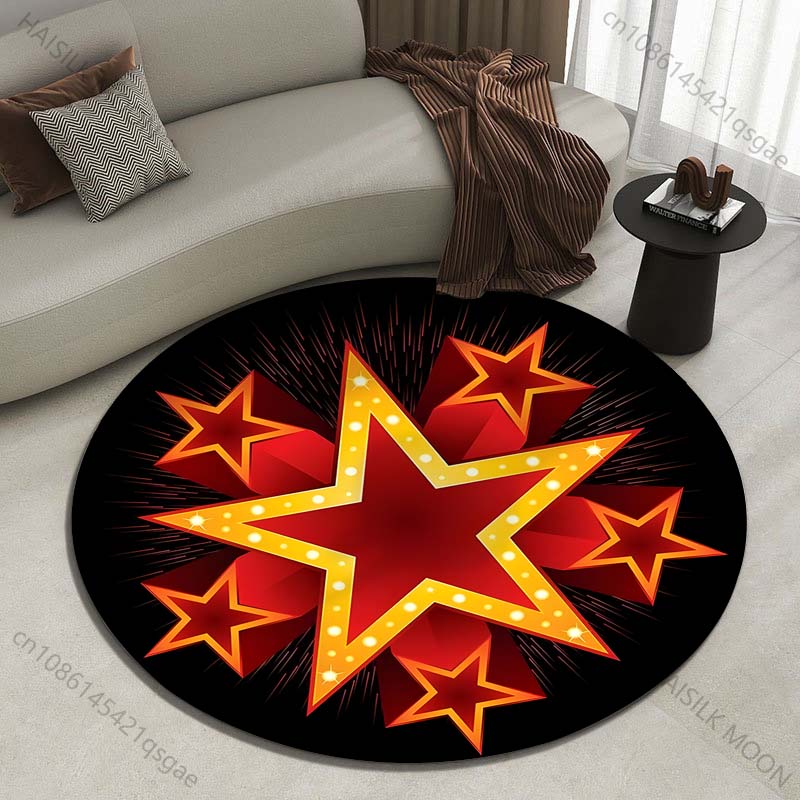 Commercial Printing & Packaging Pvt Ltd - Multiple sizes Five glowing red stars
