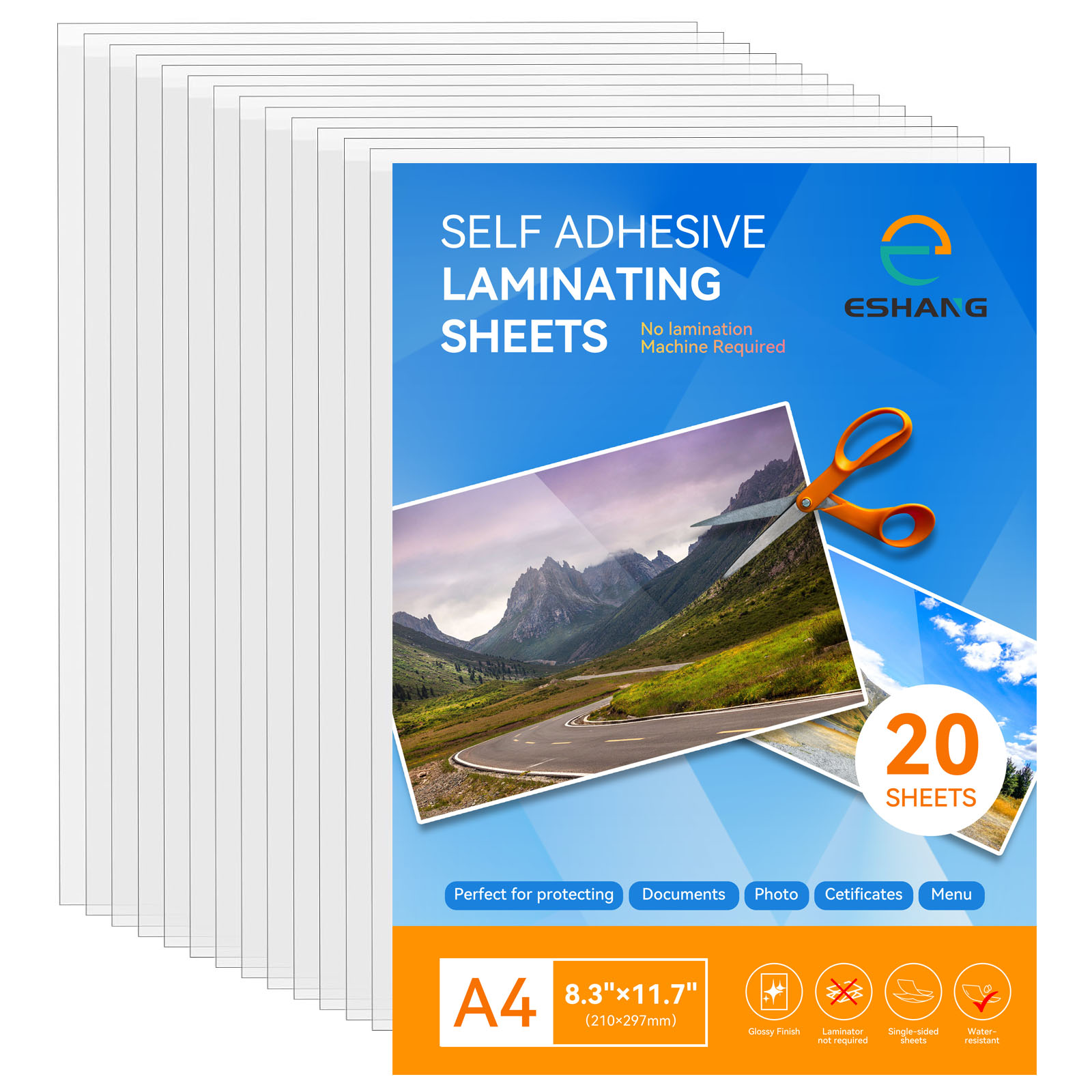 ESHANG 20Sheets Clear Cold Lam - огляд і ціна Laminator Cold Roll