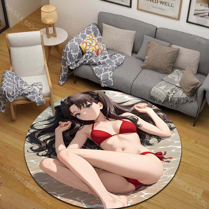 1PC Red bikini on beach Print  - огляд і ціна Printing On Commercial