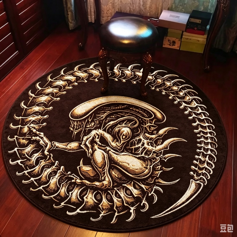 Alien Monster Gothic Round Rug - огляд і ціна Wholesale Commercial Printing