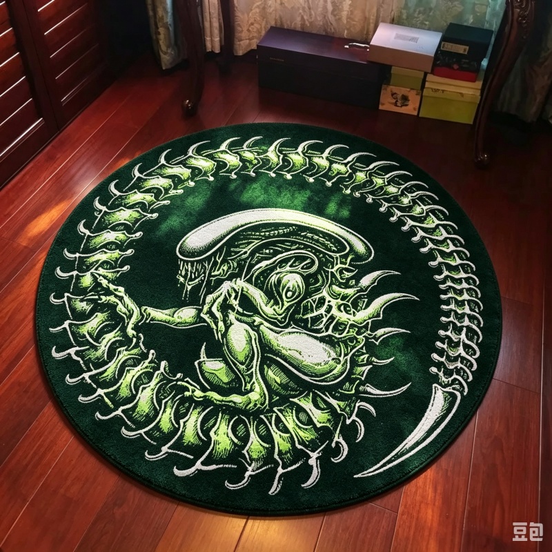Alien Monster Gothic Round Rug - огляд і ціна Wholesale Commercial Printing