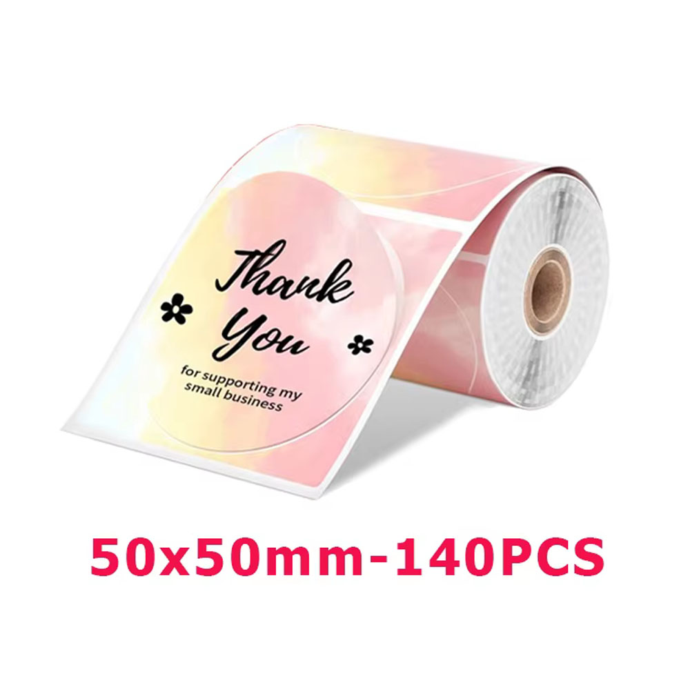 1Roll Round Circle Thermal Pap - огляд і ціна Commercial Label Printing Machine