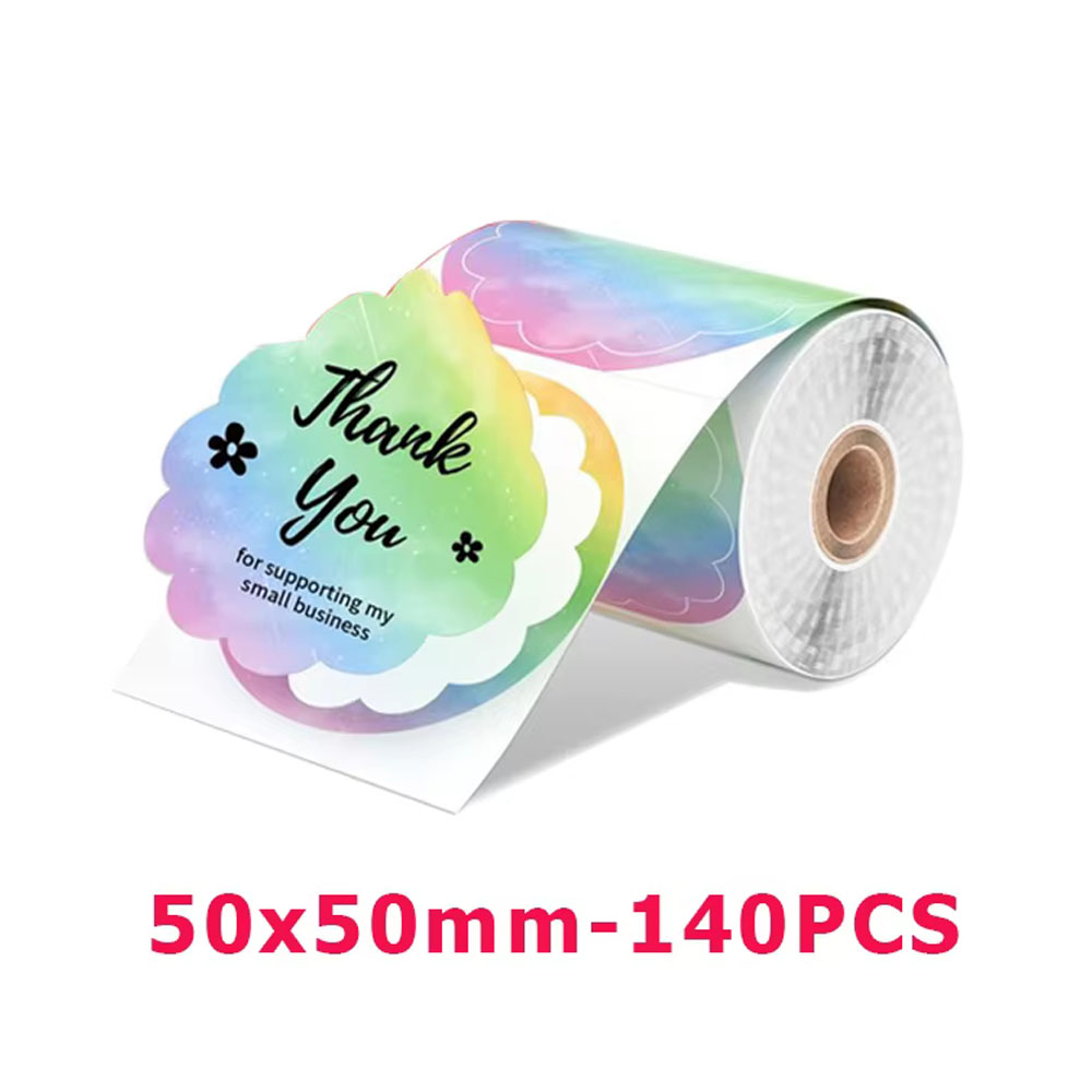 1Roll Round Circle Thermal Pap - огляд і ціна Commercial Label Printing Machine