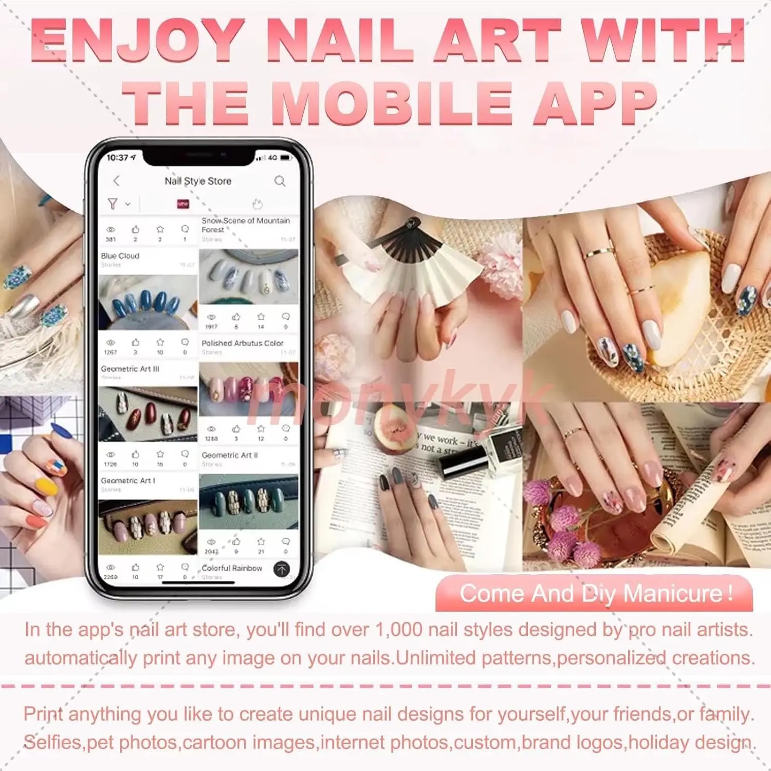 O2nails Nail Printer Machine K - огляд і ціна Commercial Digital Printing Machine