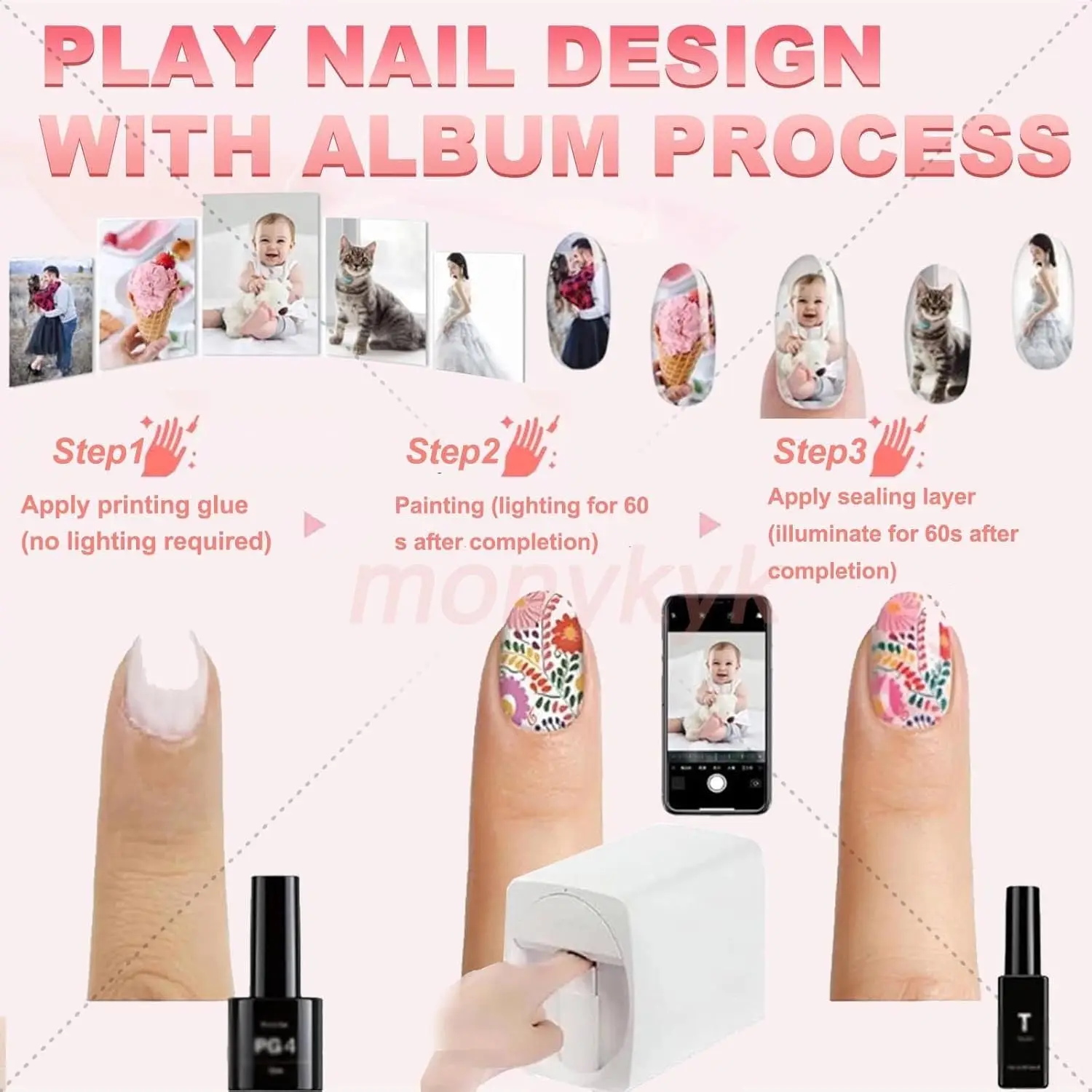 O2nails Nail Printer Machine K - огляд і ціна Commercial Digital Printing Machine