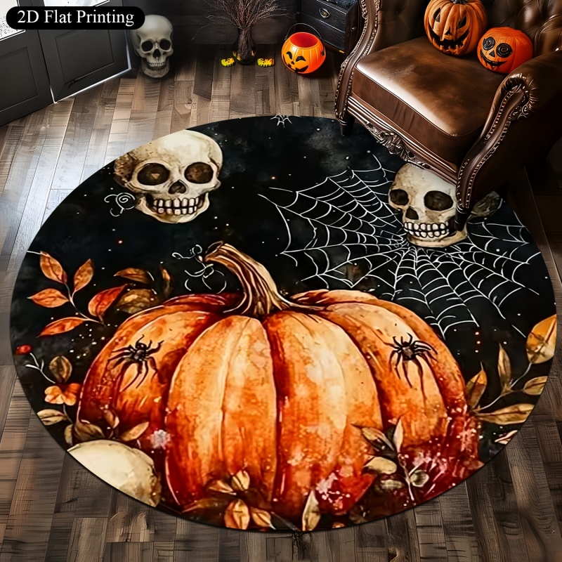 Skull Pumpkin Halloween Round  - огляд і ціна Wholesale Commercial Printing