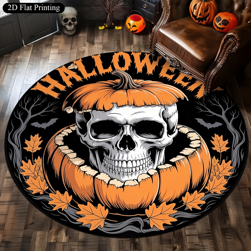 Skull Pumpkin Halloween Round  - огляд і ціна Wholesale Commercial Printing