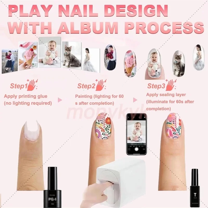 O2nails Nail Printer Machine K - огляд і ціна Commercial Digital Printing Machine