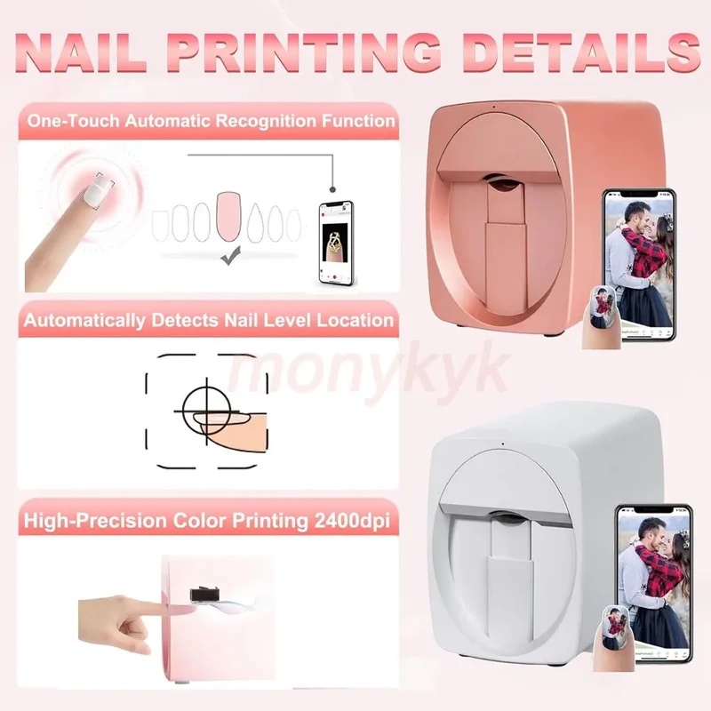 O2nails Nail Printer Machine K - огляд і ціна Commercial Digital Printing Machine