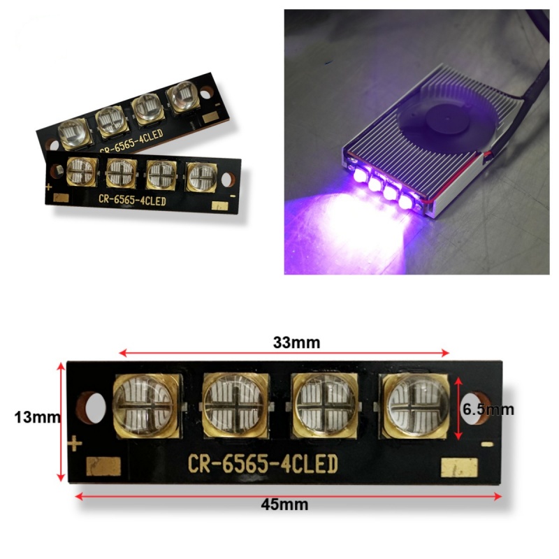 40W UV LED Module 6565 365nm 3 - огляд і ціна Commercial Offset Printing