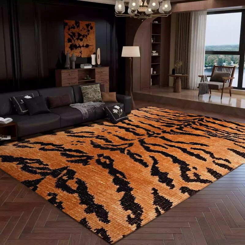 Retro Leopard Print Living Roo - огляд і ціна Printing On Commercial