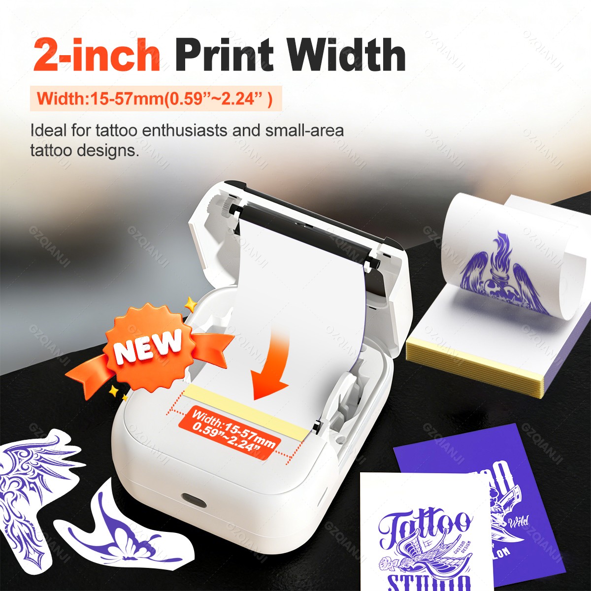 Mini Thermal Printer 57mm Wire - огляд і ціна Printing On Commercial