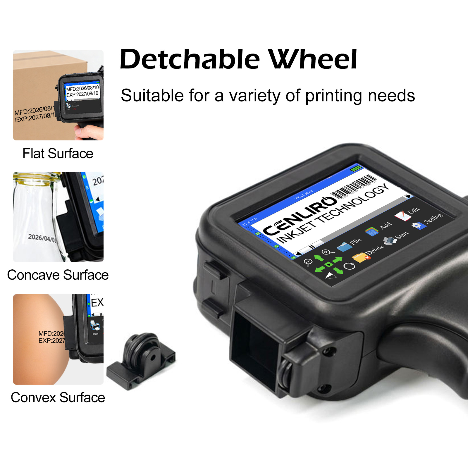 Cenliro CL11P Portable Handhel - огляд і ціна Printing On Commercial